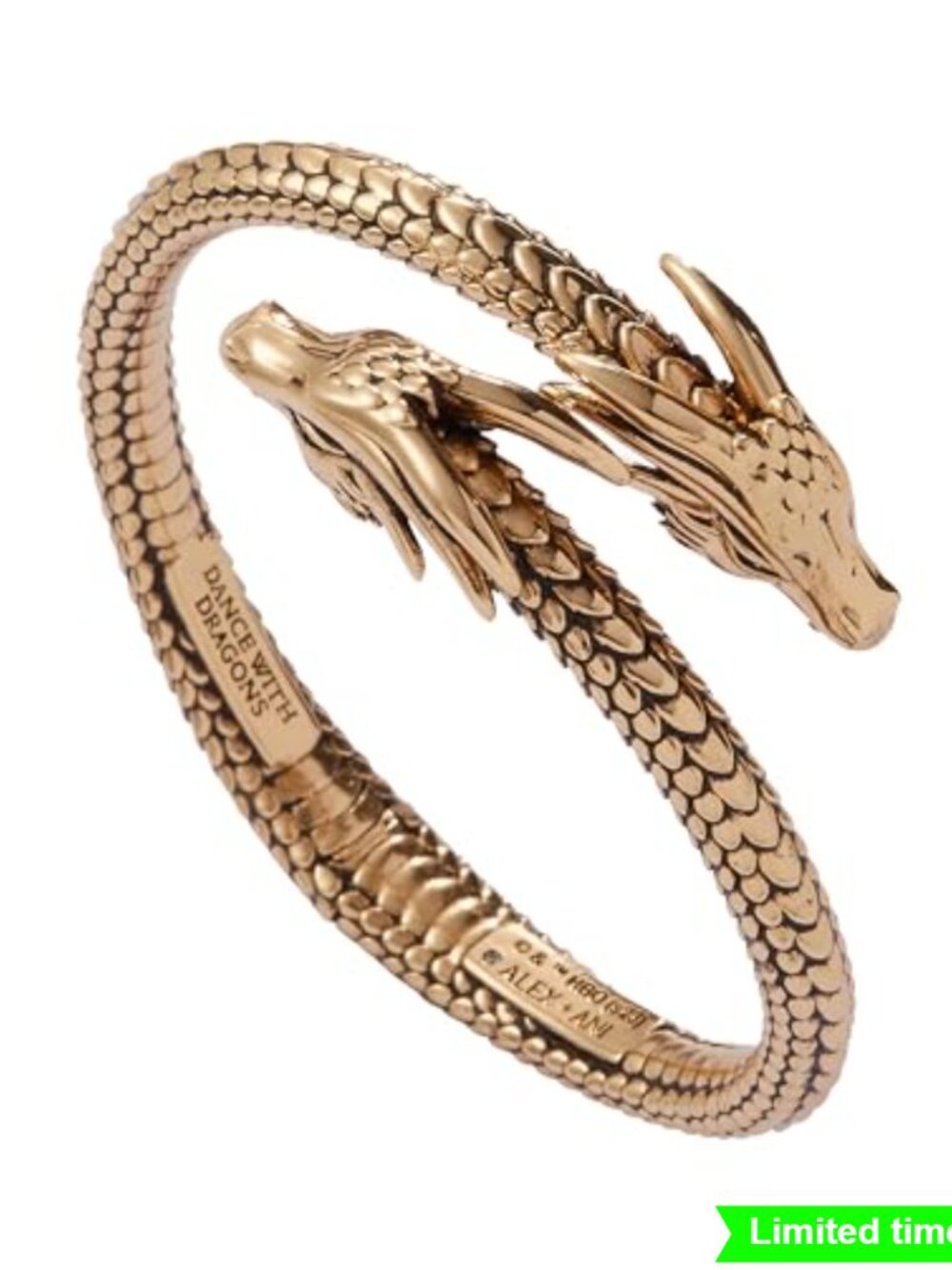 HOUSE OF THE DRAGON Targaryen Cuff Bracelet Fantasy TV Show Jewelry